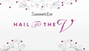 Summer's Eve Hail to the V logo